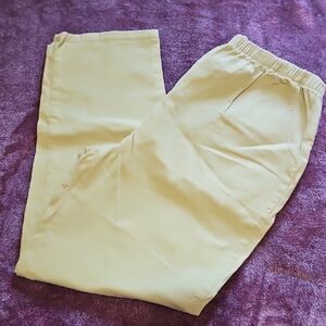 Cream Chinos with Smooth Matte Finish